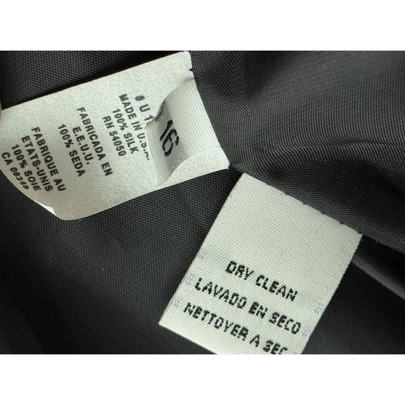 Vintage Christian Dior 3-Piece Silk Suit Set Blazer Skirt Pants Size 16 - Picture 5 of 16